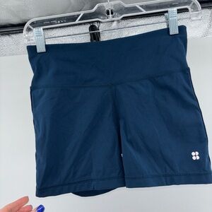 Sweaty Betty Dark Blue Bike Shorts